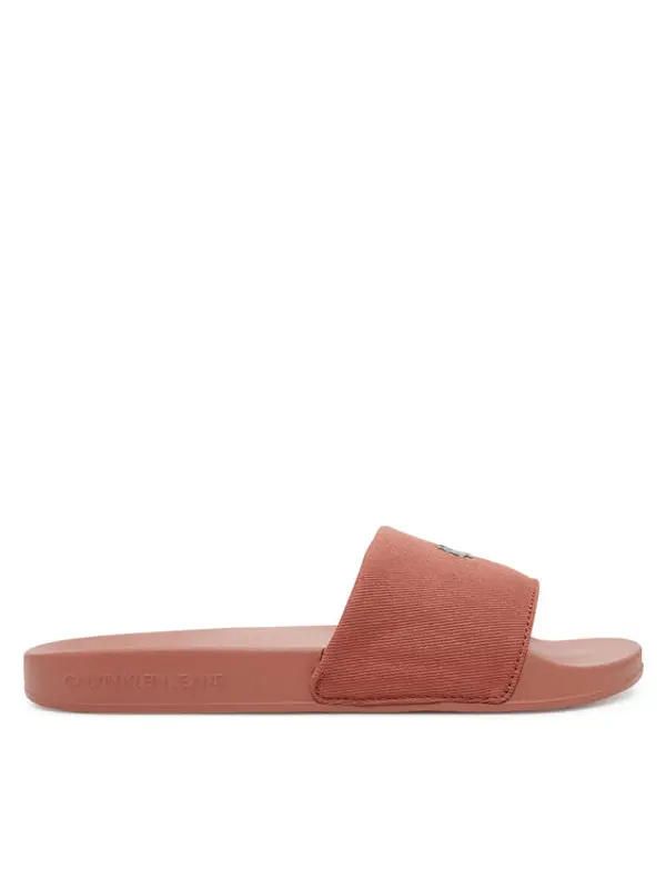 Calvin Klein Jeans Calvin Klein Jeans Natikače Slide Monogram Hardware YW0YW01713 Koraljna