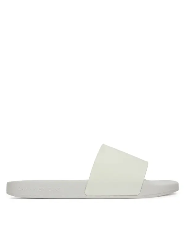 Calvin Klein Jeans Calvin Klein Jeans Natikače Slide Monogram Tpu YW0YW01715 Bijela