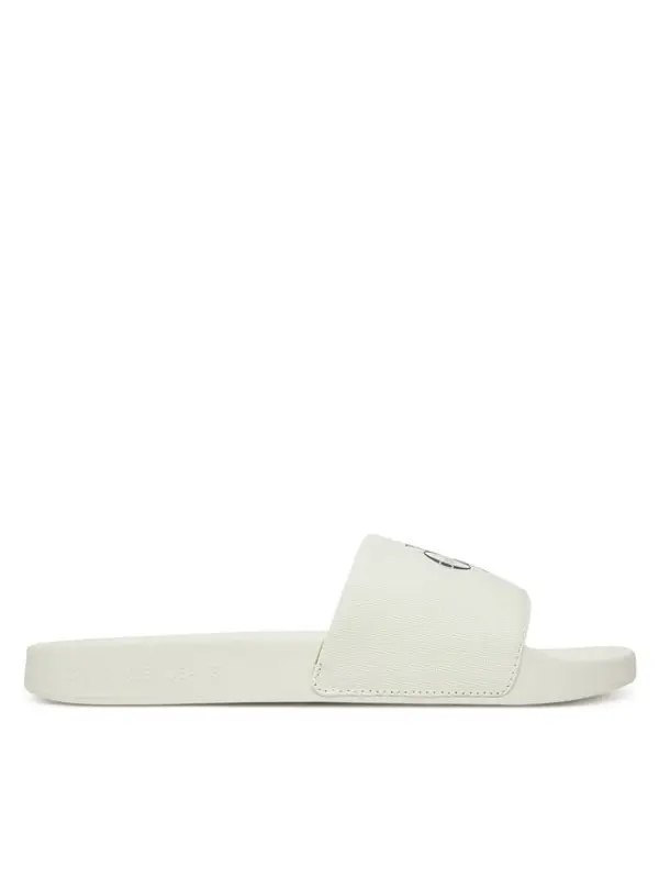 Calvin Klein Jeans Calvin Klein Jeans Natikače Slide Monologo Cv YM0YM01367 Bijela