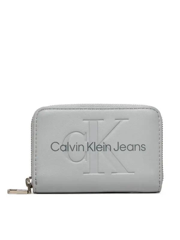 Calvin Klein Jeans Calvin Klein Jeans Novčanik Sculpted Med Zip Around Mono K60K612255 Siva