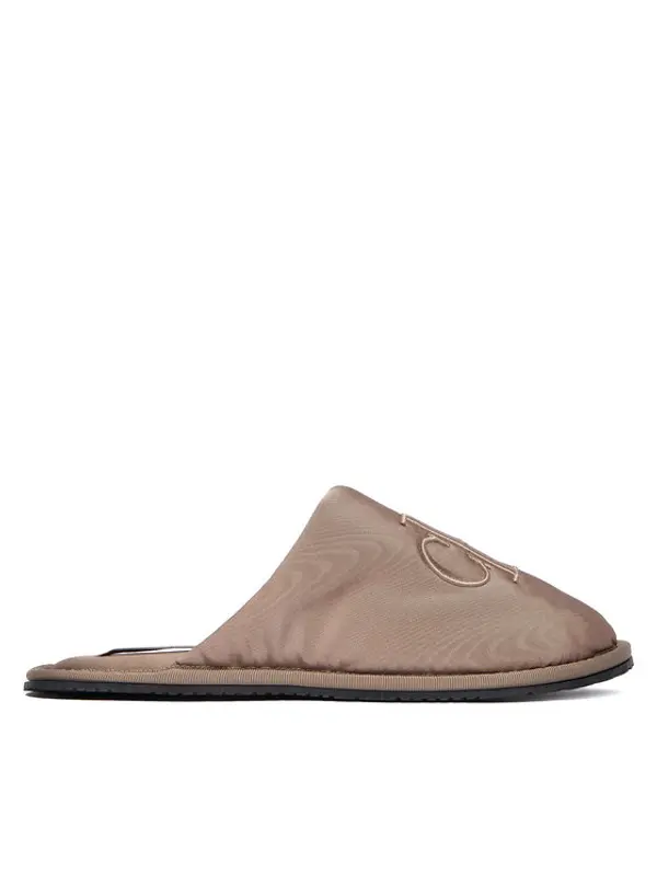 Calvin Klein Jeans Calvin Klein Jeans Papuče Slipper Satin Moire YW0YW02053 Bež
