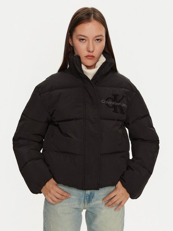 Calvin Klein Jeans Calvin Klein Jeans Pernata jakna Chenille J20J224681 Crna Regular Fit