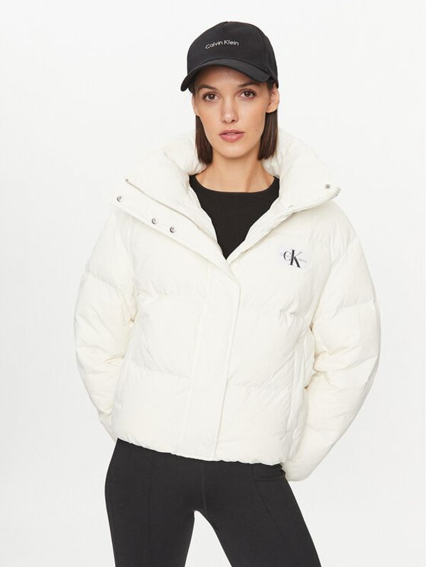 Calvin Klein Jeans Calvin Klein Jeans Pernata jakna J20J222235 Écru Relaxed Fit