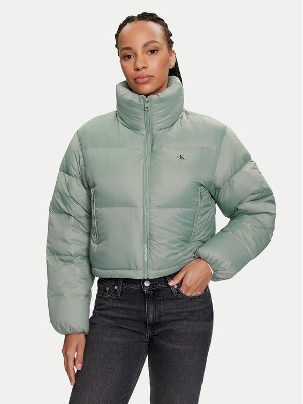 Calvin Klein Jeans Calvin Klein Jeans Pernata jakna J20J223577 Zelena Relaxed Fit