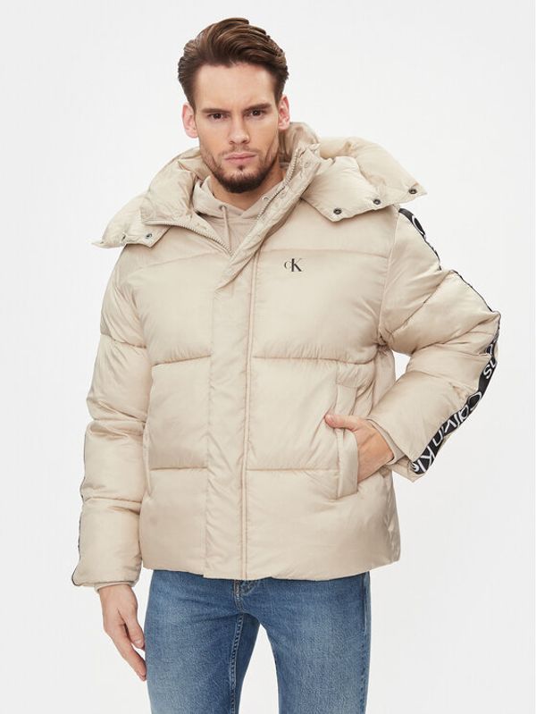 Calvin Klein Jeans Calvin Klein Jeans Pernata jakna J30J324073 Bež Relaxed Fit