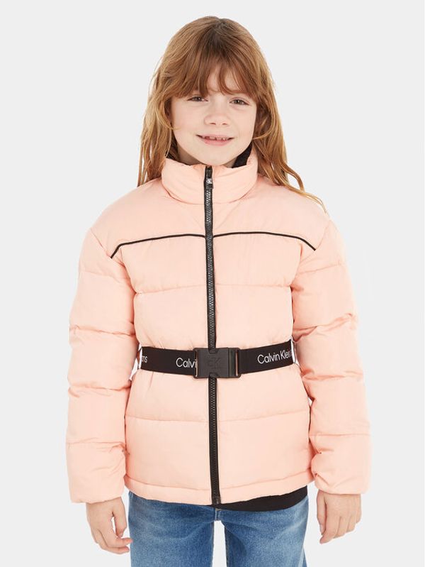 Calvin Klein Jeans Calvin Klein Jeans Pernata jakna Logo Tape IG0IG02057 Ružičasta Regular Fit