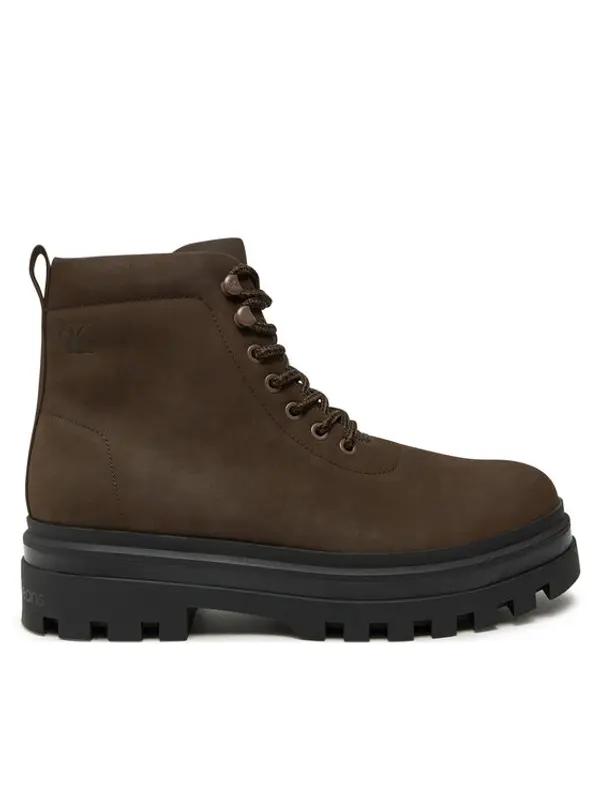 Calvin Klein Jeans Calvin Klein Jeans Planinarske cipele Lugged Laceup Boot Oxf Hiking Nb YM0YM01076 Smeđa
