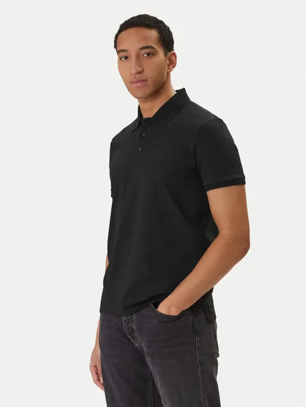 Calvin Klein Jeans Calvin Klein Jeans Polo Classic Monogram LV04RD255G Crna Regular Fit