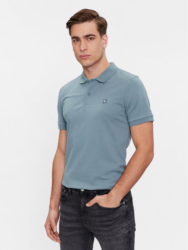 Calvin Klein Jeans Calvin Klein Jeans Polo Embro Badge J30J325269 Plava Slim Fit