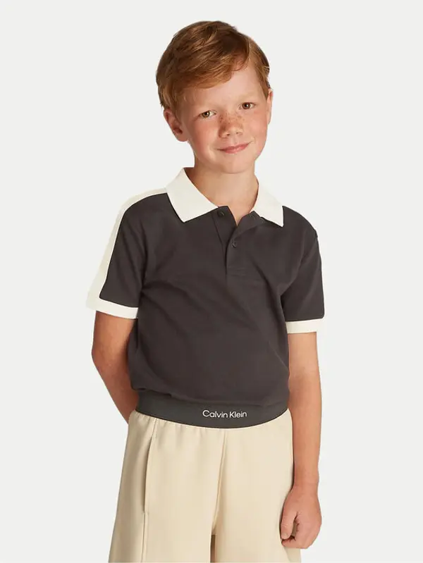 Calvin Klein Jeans Calvin Klein Jeans Polo IB0IB02485 Crna Regular Fit