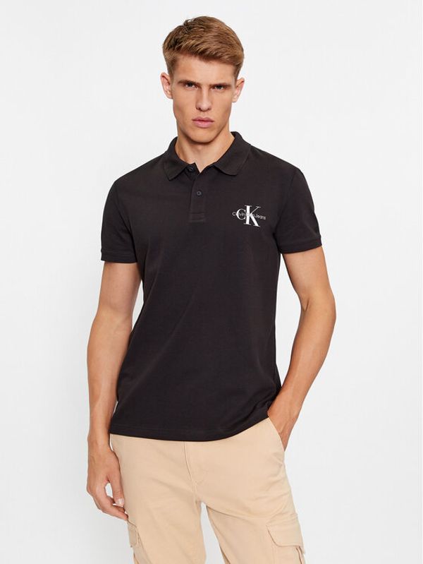 Calvin Klein Jeans Calvin Klein Jeans Polo J30J323395 Crna Regular Fit