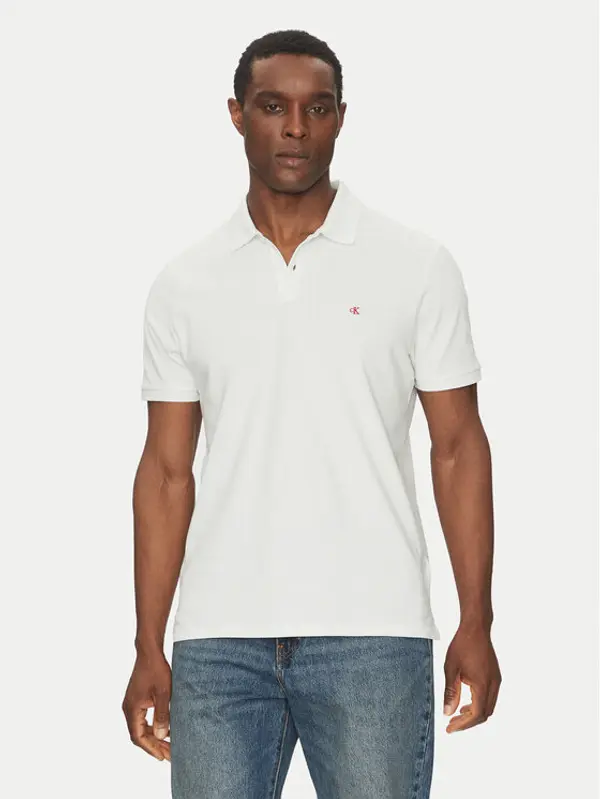 Calvin Klein Jeans Calvin Klein Jeans Polo LV040EM269 Bijela Regular Fit
