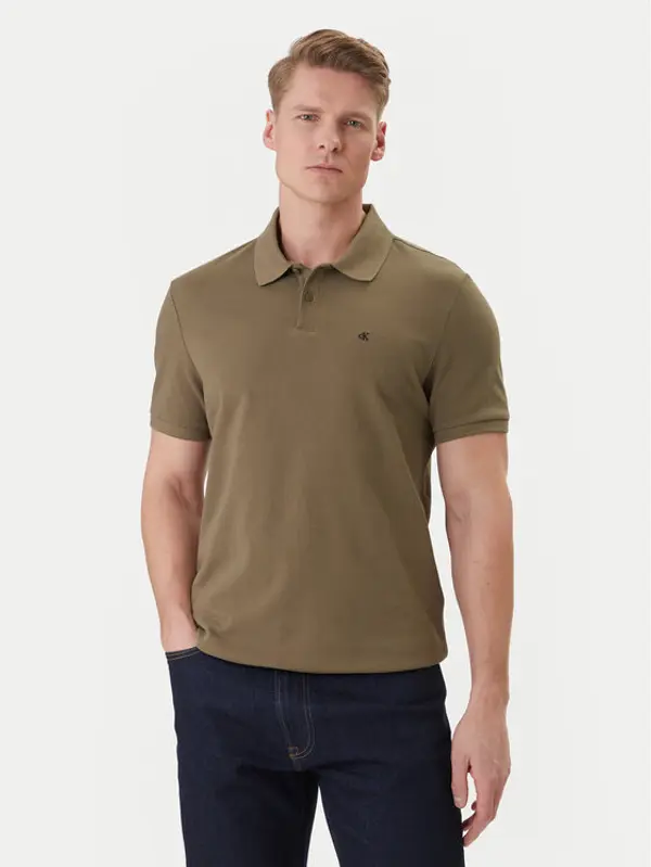 Calvin Klein Jeans Calvin Klein Jeans Polo LV040EM269 Kaki Regular Fit