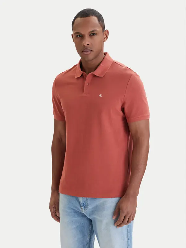 Calvin Klein Jeans Calvin Klein Jeans Polo LV040EM269 Smeđa Regular Fit