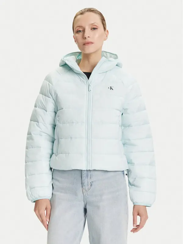 Calvin Klein Jeans Calvin Klein Jeans Prijelazna jakna LV047C510G Svijetloplava Regular Fit