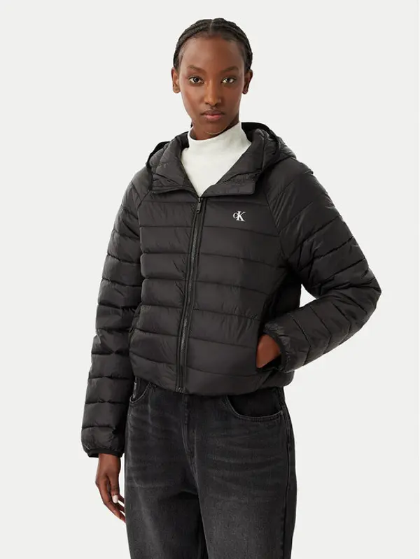 Calvin Klein Jeans Calvin Klein Jeans Prijelazna jakna LV047G505G Crna Regular Fit
