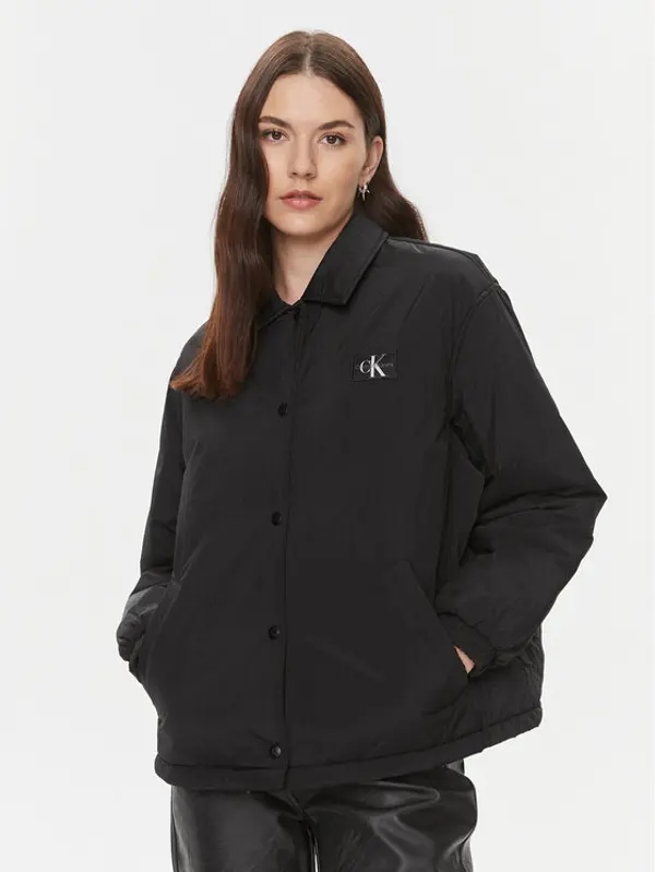 Calvin Klein Jeans Calvin Klein Jeans Prijelazna jakna Skater J20J222589 Crna Relaxed Fit