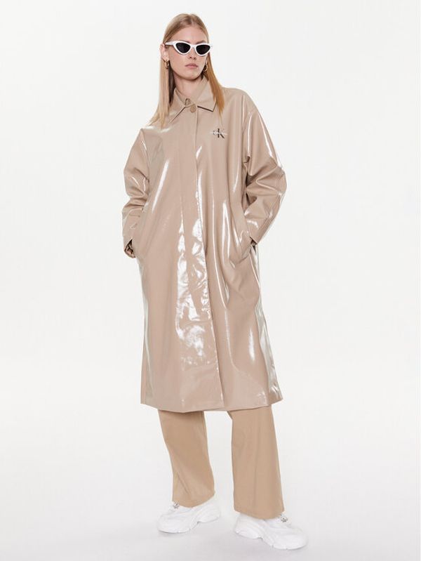 Calvin Klein Jeans Calvin Klein Jeans Prijelazni kaput J20J220509 Bež Regular Fit