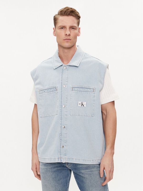 Calvin Klein Jeans Calvin Klein Jeans Prsluk J30J325309 Svijetloplava Regular Fit