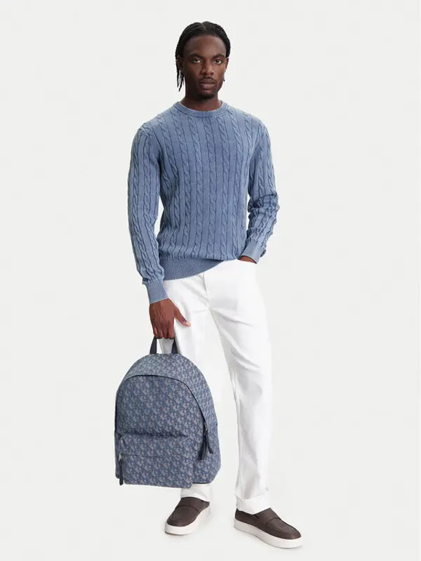 Calvin Klein Jeans Calvin Klein Jeans Ruksak Unstructured Monogram Backpack 4 LV04G3116G Plava