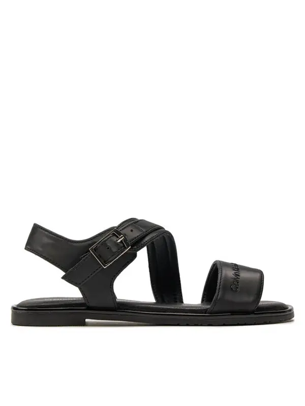 Calvin Klein Jeans Calvin Klein Jeans Sandale Flat Sandal V3A2-80825-1688 M Crna