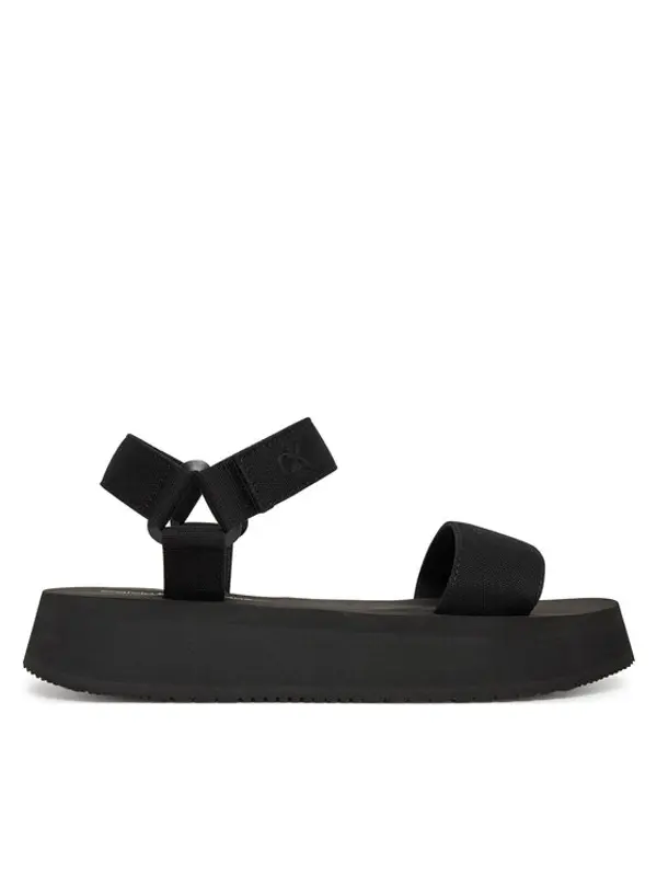 Calvin Klein Jeans Calvin Klein Jeans Sandale Sandal Velcro Webbing Mg YW0YW01693 Crna