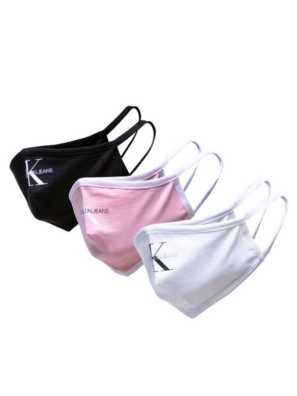 Calvin Klein Jeans Calvin Klein Jeans Set od 3 tekstilne maske Face Cover 3-Pack K60K608838 Bijela
