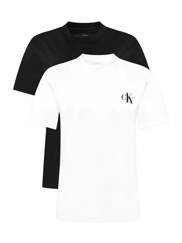 Calvin Klein Jeans Calvin Klein Jeans Set t-shirt majica﻿ LV047C905G Crna Regular Fit