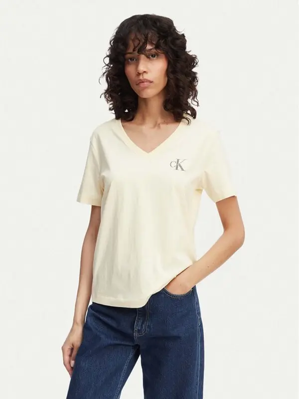 Calvin Klein Jeans Calvin Klein Jeans Set t-shirt majica﻿ LV047C906G Svijetlo žuta Regular Fit