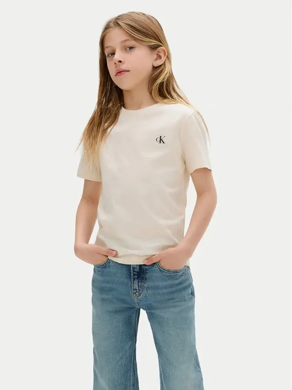 Calvin Klein Jeans Calvin Klein Jeans Set t-shirt majica﻿ Monologo IB0IB01093 M Bež Regular Fit