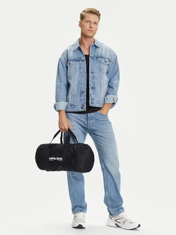 Calvin Klein Jeans Calvin Klein Jeans Sportska torba Ckj Graphic Ck Crossbody Duffle LV04G3163G Crna