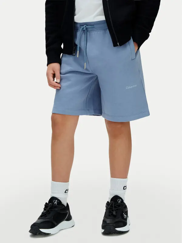 Calvin Klein Jeans Calvin Klein Jeans Sportske kratke hlače Inst Logo LV1CKSJC50 Plava Regular Fit