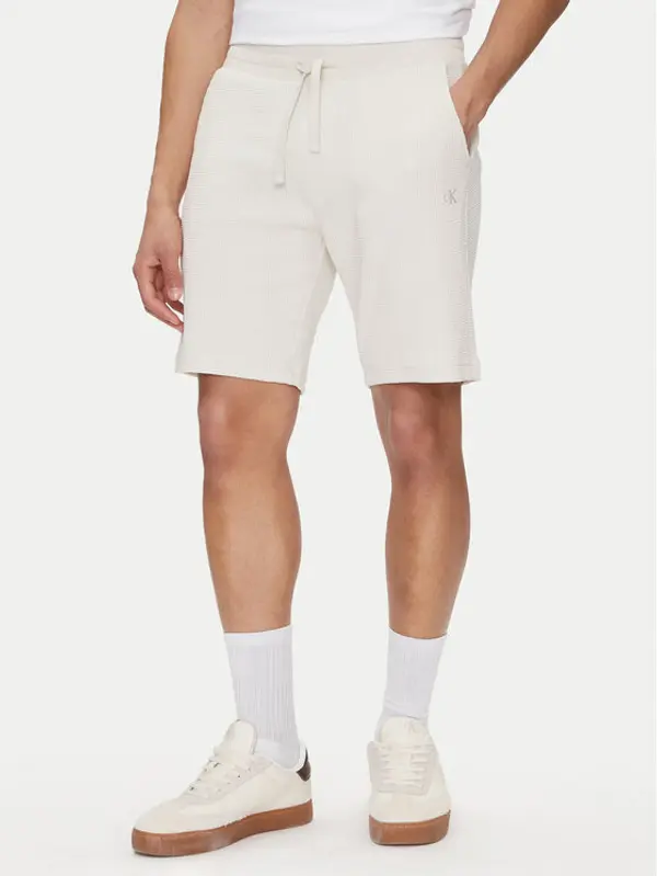 Calvin Klein Jeans Calvin Klein Jeans Sportske kratke hlače J30J327247 Bež Regular Fit