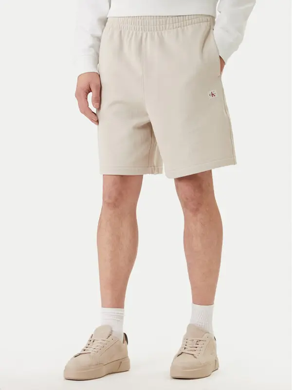 Calvin Klein Jeans Calvin Klein Jeans Sportske kratke hlače LV04RF282G Écru Regular Fit