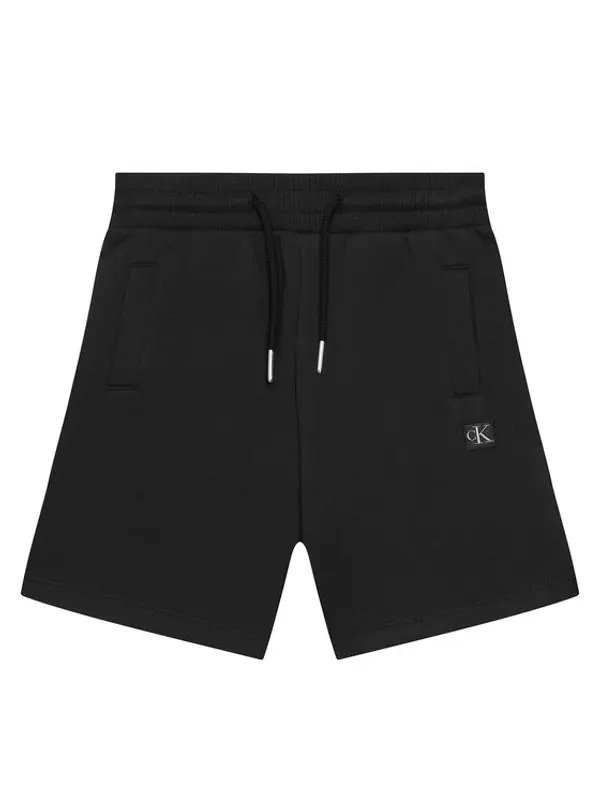 Calvin Klein Jeans Calvin Klein Jeans Sportske kratke hlače Mini Badge IU0IU00704 D Crna Regular Fit
