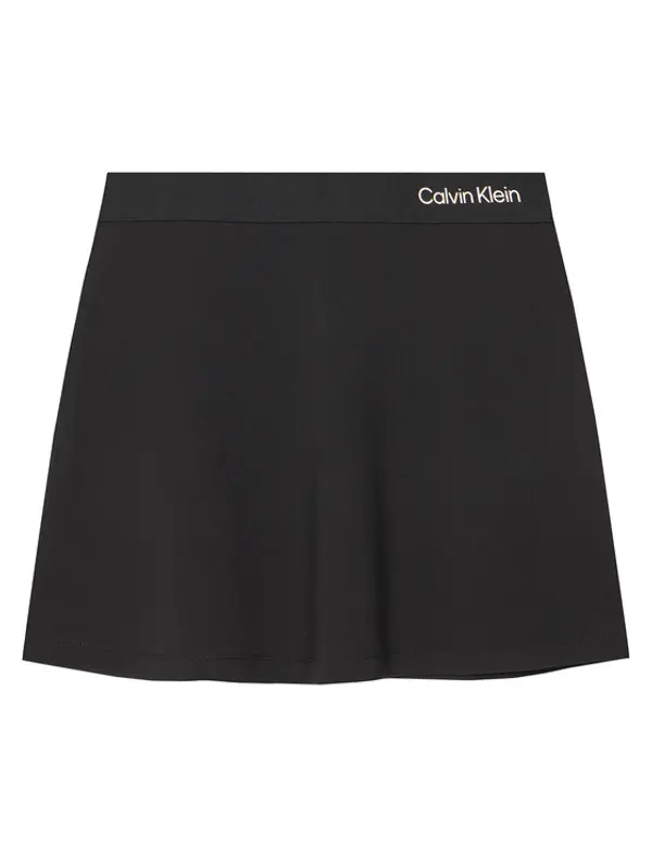 Calvin Klein Jeans Calvin Klein Jeans Suknja Logo Tape IG0IG02784 D Crna Regular Fit