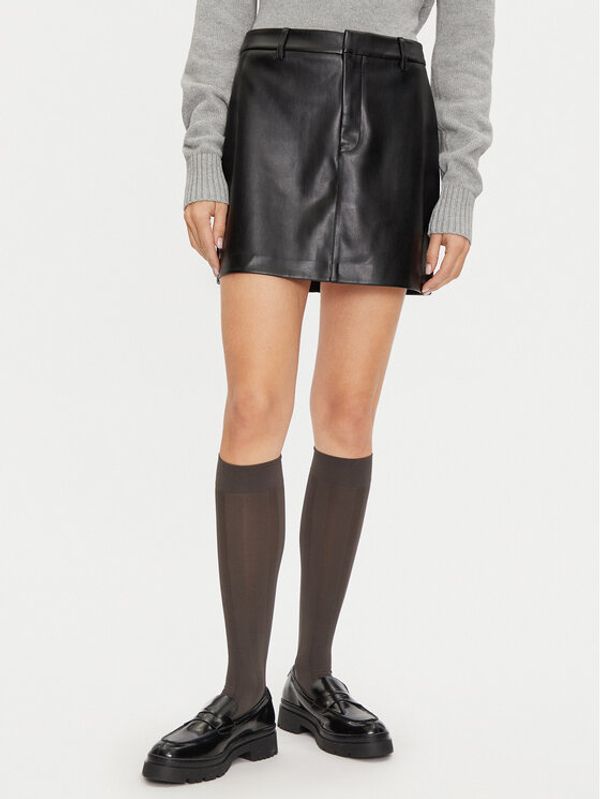 Calvin Klein Jeans Calvin Klein Jeans Suknja od imitacije kože J20J224190 Crna Regular Fit