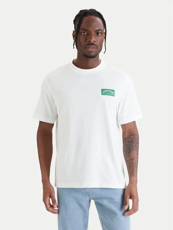 Calvin Klein Jeans Calvin Klein Jeans T-shirt 20s Easy LV04RF294G Bijela Regular Fit
