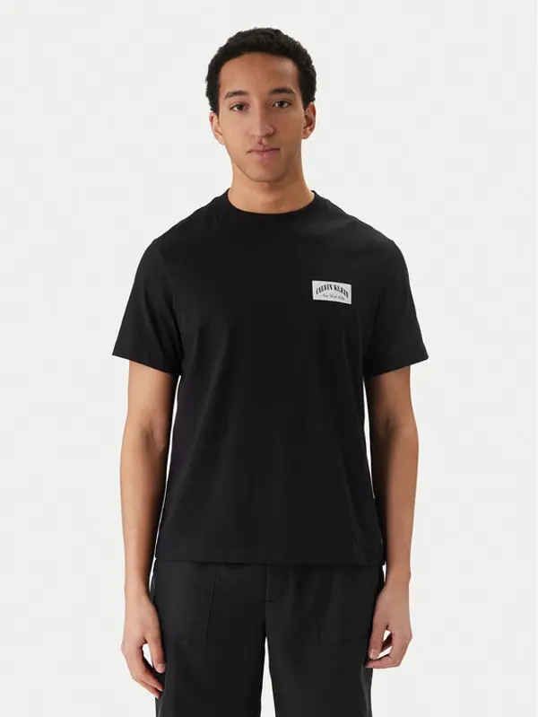Calvin Klein Jeans Calvin Klein Jeans T-shirt 20s Easy LV04RF294G Crna Regular Fit