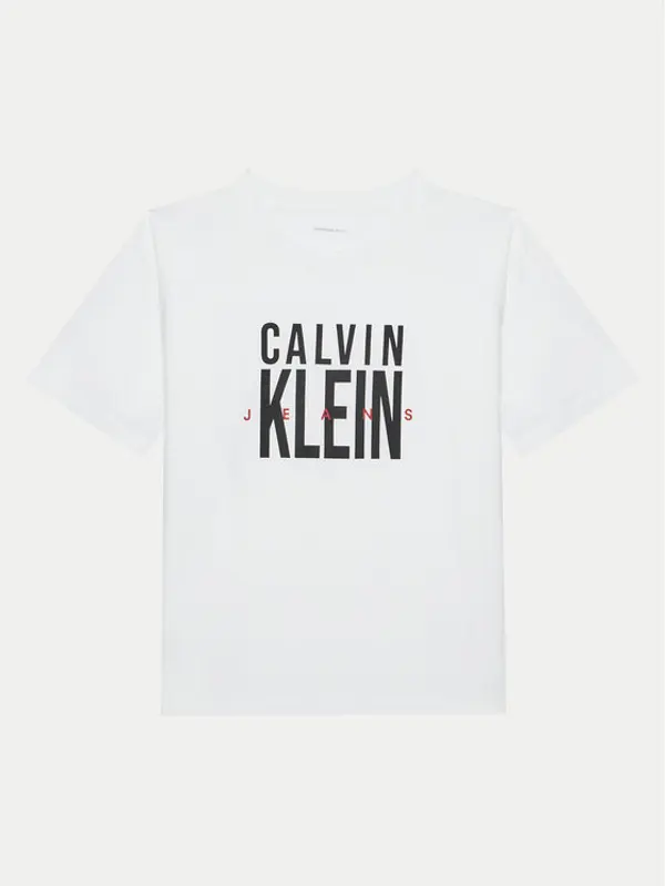 Calvin Klein Jeans Calvin Klein Jeans T-shirt Bold Graphic IB0IB02448 Bijela Relaxed Fit