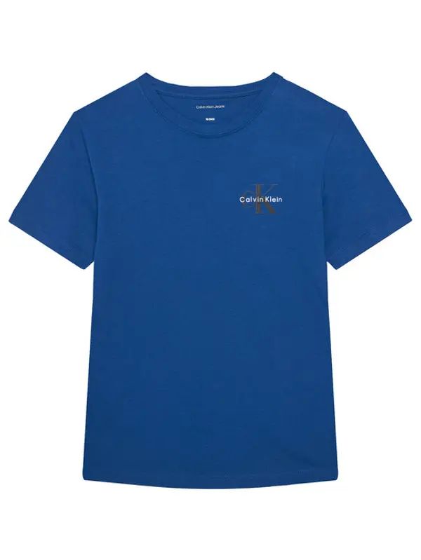 Calvin Klein Jeans Calvin Klein Jeans T-shirt Chest Monologo IU0IU00719 Plava Regular Fit