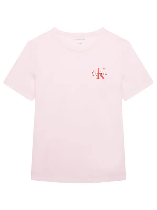 Calvin Klein Jeans Calvin Klein Jeans T-shirt Chest Monologo IU0IU00719 Ružičasta Regular Fit