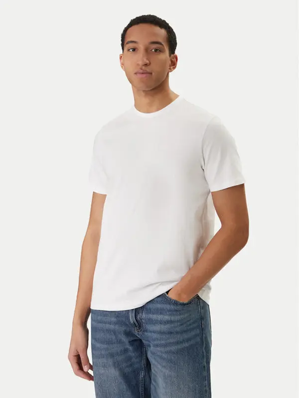 Calvin Klein Jeans Calvin Klein Jeans T-shirt Classic Monogram LV04RD254G Bijela Regular Fit