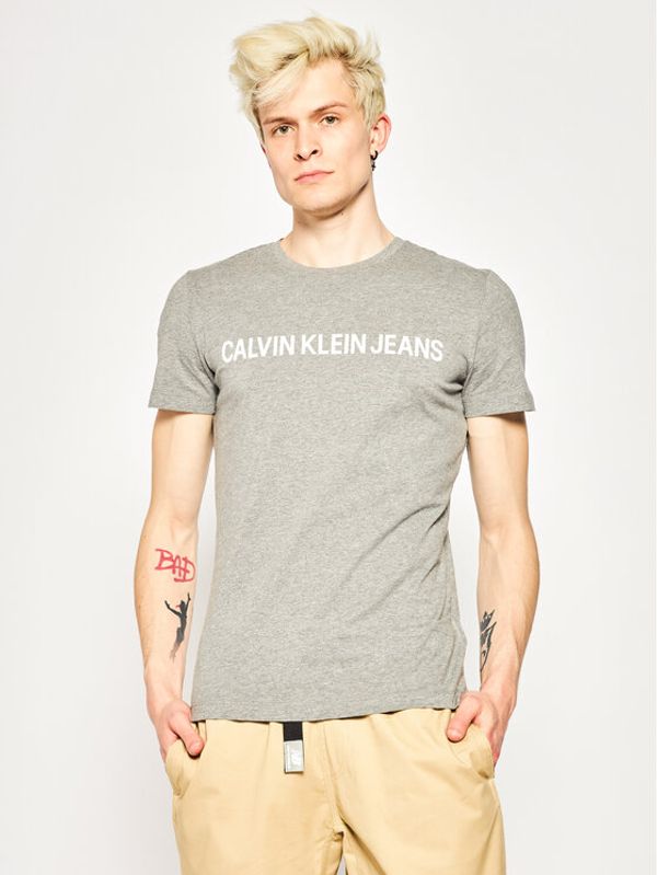 Calvin Klein Jeans Calvin Klein Jeans T-shirt Core Institutional Logo J30J307855 Siva Regular Fit