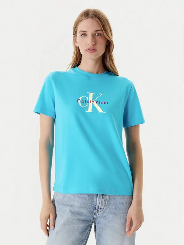 Calvin Klein Jeans Calvin Klein Jeans T-shirt Hero Classic LV047B865G Plava Regular Fit