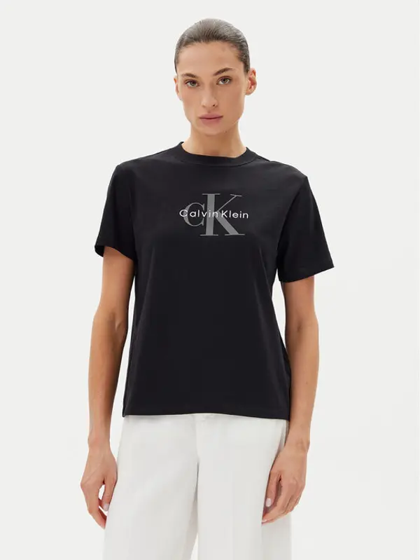Calvin Klein Jeans Calvin Klein Jeans T-shirt Hero LV047B865G Crna Regular Fit