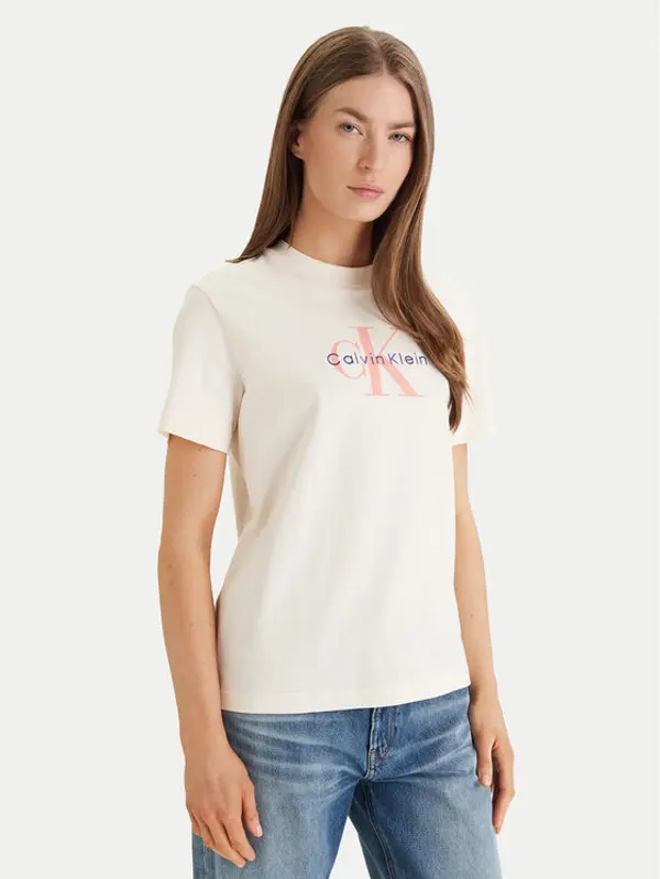 Calvin Klein Jeans Calvin Klein Jeans T-shirt Hero LV047B865G Žuta Classic Fit