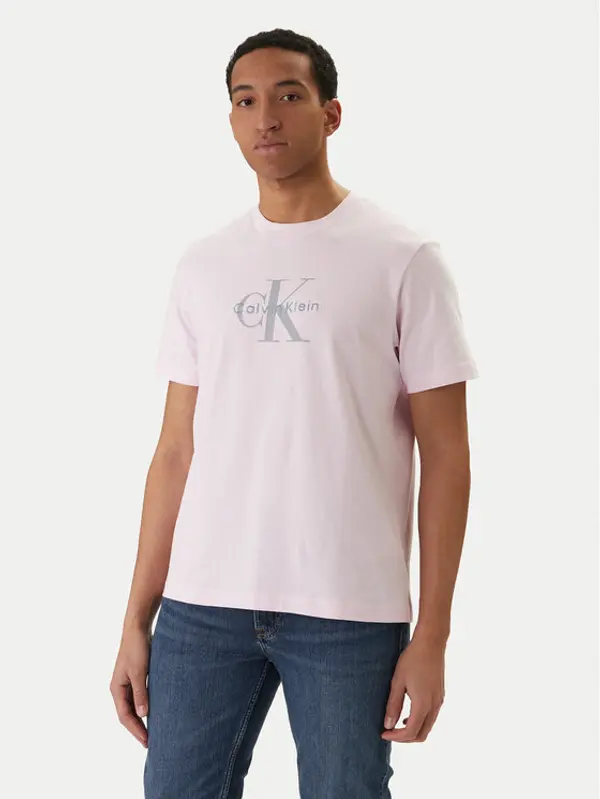 Calvin Klein Jeans Calvin Klein Jeans T-shirt Hero Monologo LV04RB862G Ružičasta Regular Fit