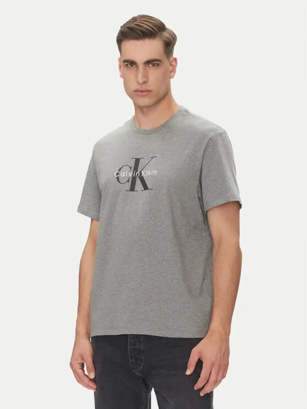 Calvin Klein Jeans Calvin Klein Jeans T-shirt Hero Monologo LV04RB862G Siva Regular Fit