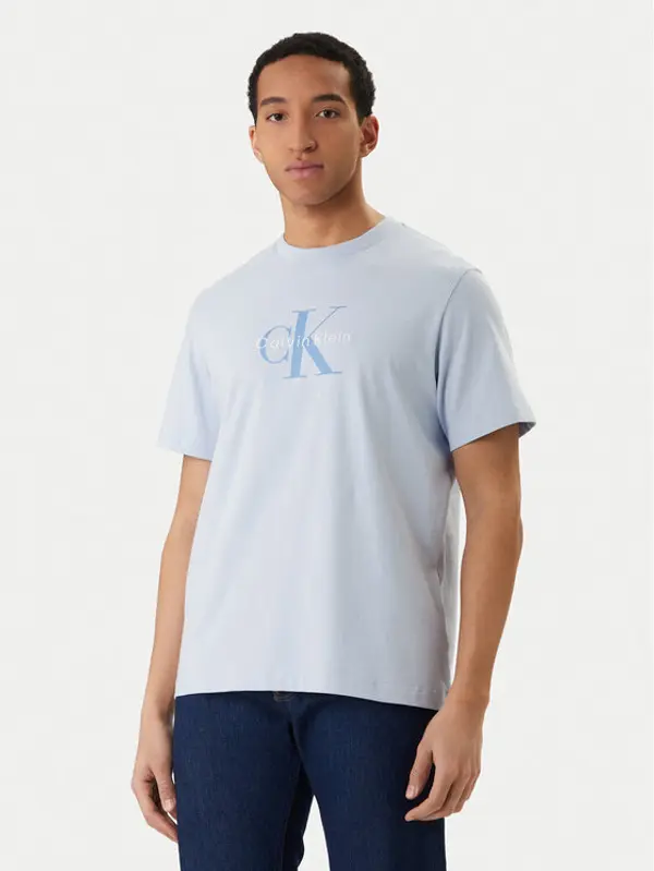 Calvin Klein Jeans Calvin Klein Jeans T-shirt Hero Monologo LV04RB862G Svijetloplava Regular Fit